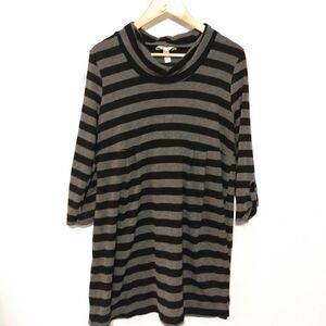 Three season Maternity tunic striped large